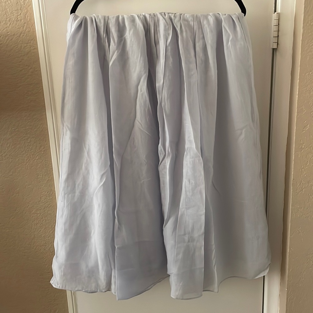 H&M Blue MIDI Skirt Size L